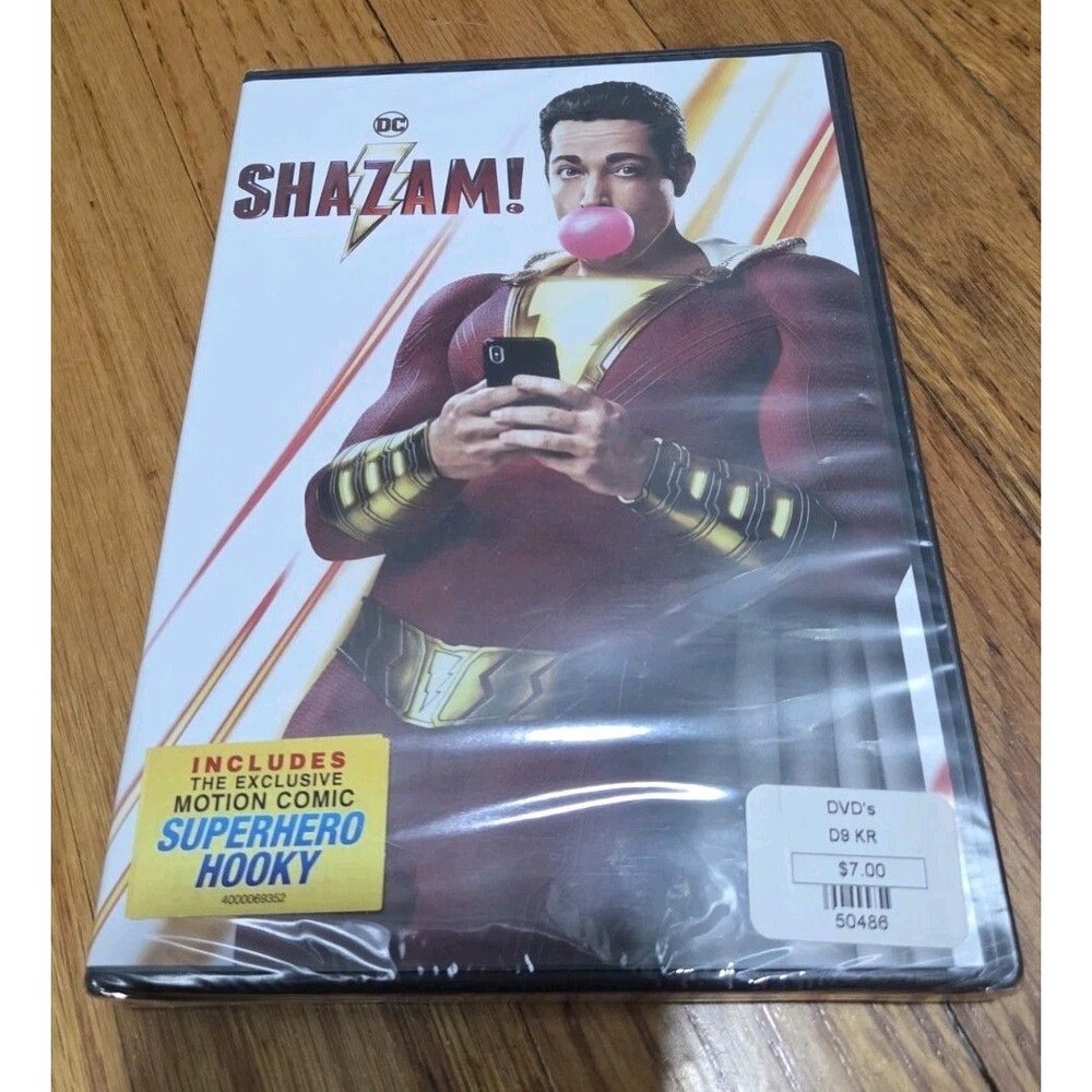 Shazam! DVD 2019 Zachary Levi DC Comics New Sealed Factory Sealed
